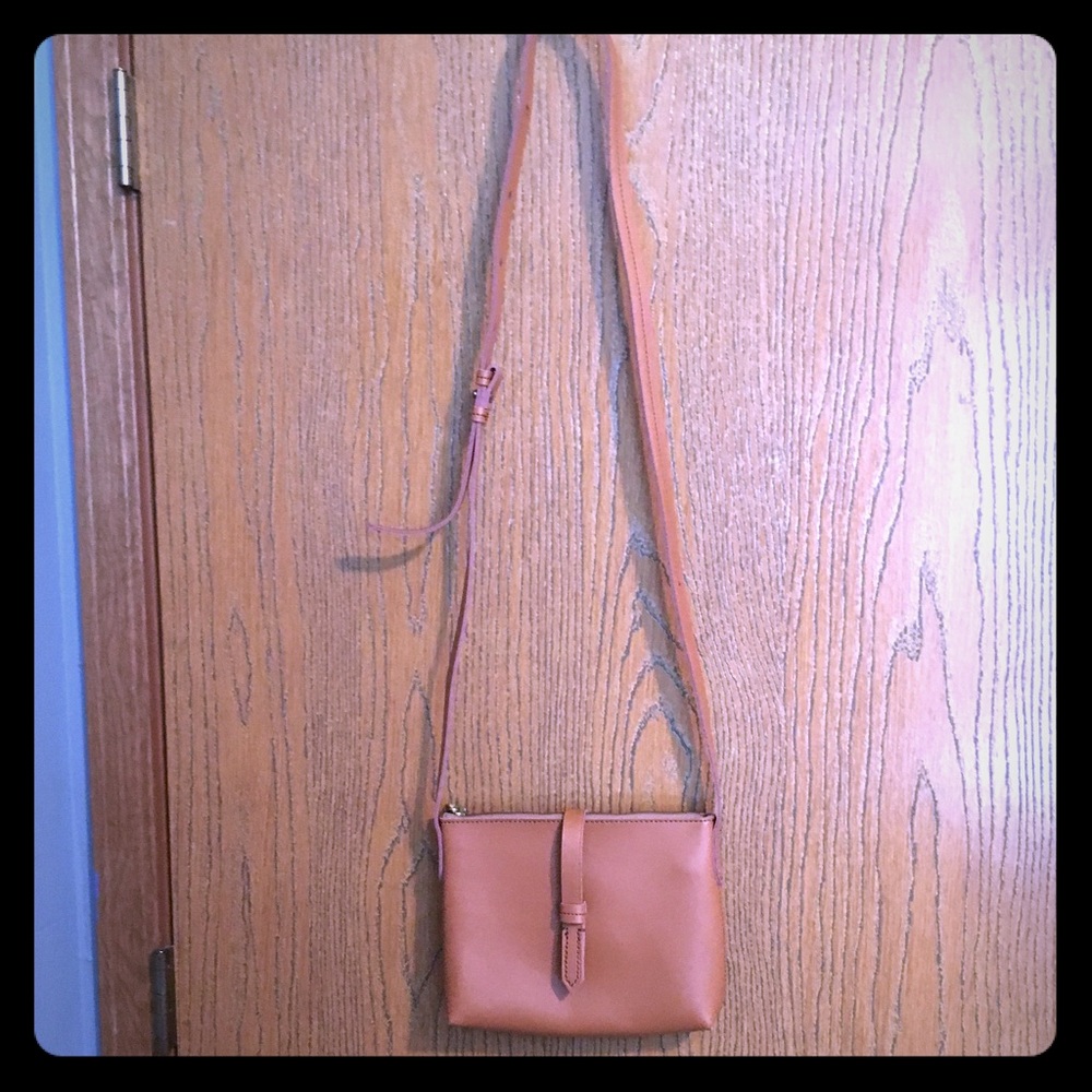 J. Crew Factory tan crossbody bag, like new